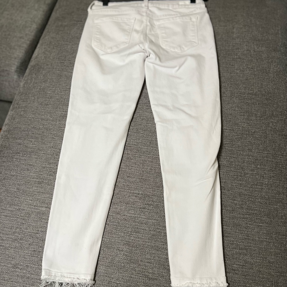 White Ripped Jeans - Picture 3 of 5